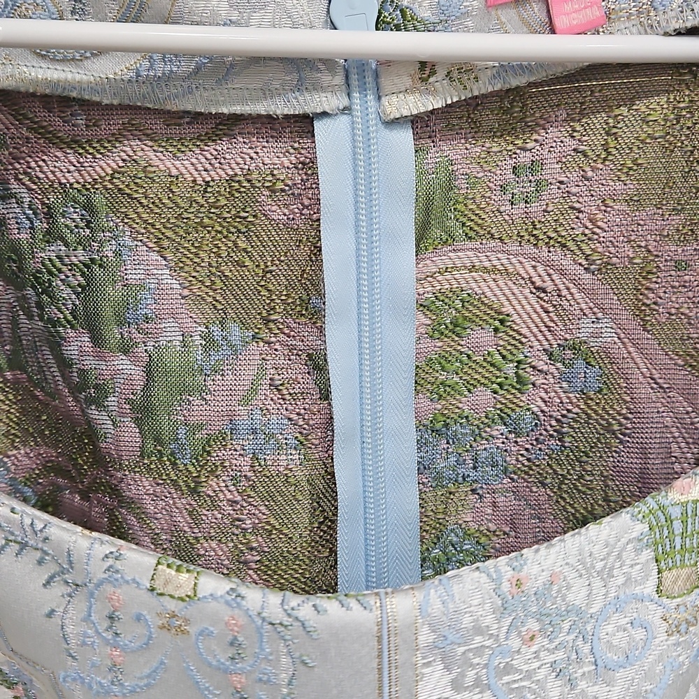 Sugar Thrillz Blue Pastel Floral Dress Size Medium - Picture 5 of 6